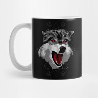 grey wolf Mug